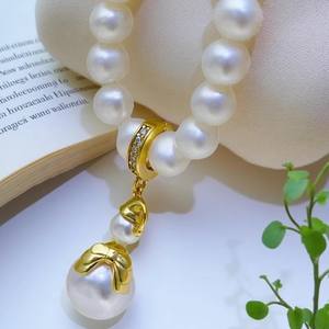 31355DIY S925 Colgante de Plata con Hebilla, Soporte Vacío para Perlas de 5-10mm, Accesorios de Moda para Mujer - Product Image 3