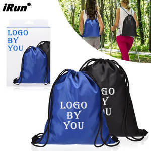 Bolsas con Cordón Personalizadas <span class=keywords><strong>IRun</strong></span> con Logotipo Impreso, Bolsa de Gimnasio con Cordón, Mochila de Alta Calidad para Senderismo, Viajes y <span class=keywords><strong>Playa</strong></span> - Product Image 1