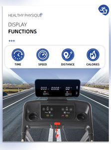 Tapis Roulant Elettrico Pieghevole con Inclinazione Manuale, Schermo LED e Monitoraggio della Frequenza Cardiaca - Product Image 5