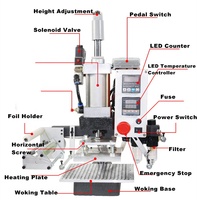 Mesin Hot Stamping Pneumatik Semi-Otomatis untuk Emboss Kulit, Pencetakan Merek Dagang, dan Pencetakan Plastik