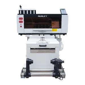 AUDLEY 30cm dtf máquina com 3pcs i1600 cabeças a3 dtf impressora com secador shaker com filtro de ar