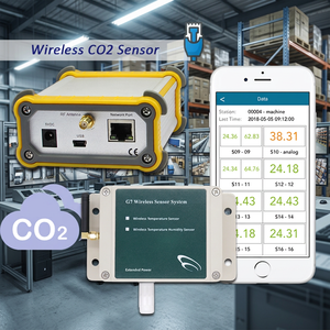 Système de capteur de CO2 sans fil, détecteur de gaz fixe pour la surveillance du dioxyde de carbone - Product Image 1