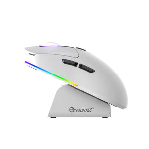 Ventas calientes 6D Botones Inalámbrico RGB Retroiluminado Sensor óptico <span class=keywords><strong>Ratón</strong></span> ergonómico para juegos 2,4G + BT Cable tipo C de tres modos 650mAh - Product Image 3