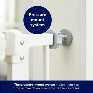 Cancello Extra Alto Portatile in Metallo per Animali Domestici, Porta di Sicurezza per Cani da Interno per Scale e Bambini con Estensione di 6,9 Pollici - Product Image 6