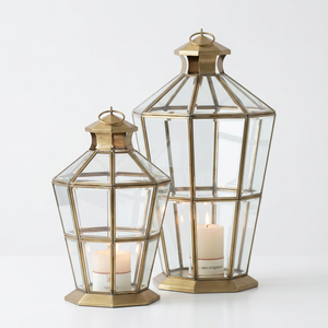 Lámpara de Pie Decorativa de Diseño Innovador y Moderno, Fabricada a Mano en Latón, Metal, Vidrio y Acero Inoxidable, Estilo Linterna de Candelabro, Gran Venta - Product Image 6