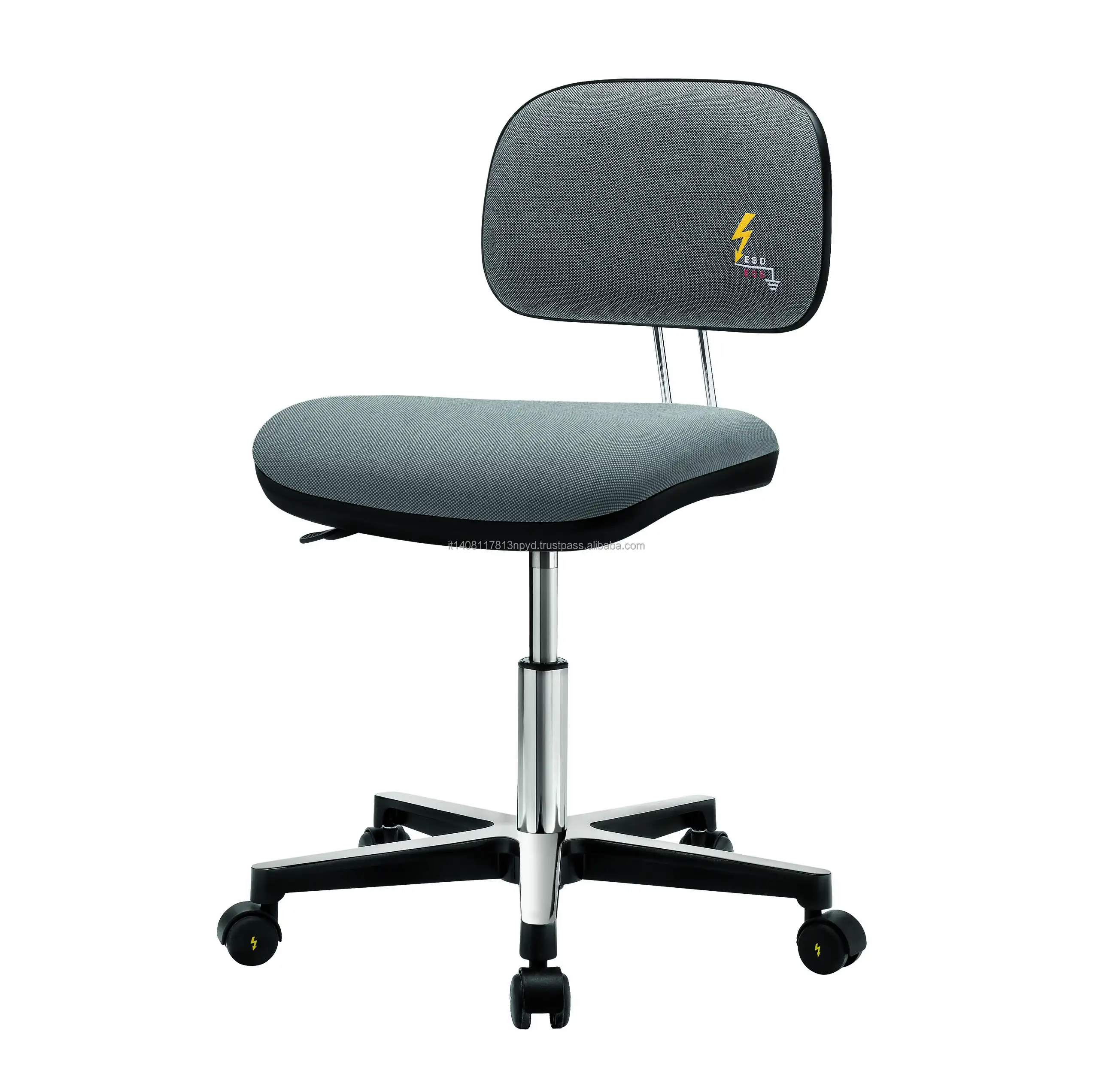 고품질 안락한 사무실 좌석의 일 정전기 방지 회전대 검정 의자 이탈리아 디자인