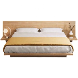 โครงเตียงไม้จริงสีไม้/สีขาว พร้อมหัวเตียง - Product Image 5