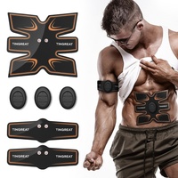 Ensemble d'entraînement EMS OSTO AST-301 homologué 510K, avec six électrodes en ABS, stimulation musculaire électrique, tonificateur abdominal pour massage corporel
