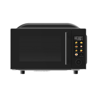 Oven Microwave Listrik 700W 20L Laris Manis untuk Rumah Tangga & Hotel, Pemanasan Cepat, Hemat Energi, Dilengkapi Fitur Panggangan, Casing Kaca, Digital