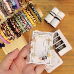 Traditional Japanese Diffuser Wristband Nepalese Hand-Woven Glass Seed <strong>Beads</strong> Trendy Unisex Bohemian-Style Essential Anniversary - Product Image 4