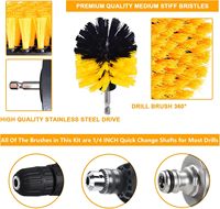 7 pièces Kit de détail de lavage de voiture voiture intérieur canapé brosse de nettoyage épurateur électrique pour voiture articles ménagers