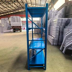 Estanterías Metálicas de Alta Calidad para Almacén, Estanterías Industriales de Servicio Mediano, Estanterías de Hierro para Exteriores, Sistema de Estanterías para Mercancías Industriales - Product Image 6