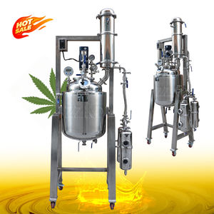 50L- 500L Reactor de descarboxilación/cristalización de doble camisa Venta caliente Herbal Decarb Machine con placa de filtro - Product Image 6