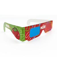 Hot-Sale cadre en papier d'impression personnalisé 3D rouge Cyan lunettes nouvelles lunettes 3D rouge bleu pour Photos 3D pour Souvenirs et cadeaux