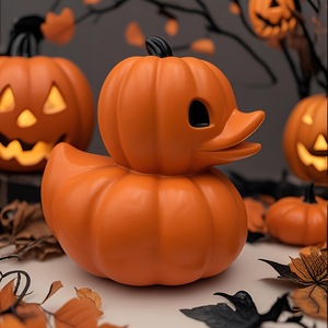 Decoración de Halloween de Calabaza y Pato Impresa en 3D, Ecológica, de PLA, Novedad Transfronteriza Más Vendida, Regalo Festivo para Fiestas Creativas - Product Image 3