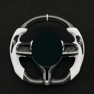 Volante de Fibra de Carbono para Automóviles de Carreras, Botón de Claxon para Volante, Volante Thrustmaster para Maserati <span class=keywords><strong>Levante</strong></span> - Product Image 2
