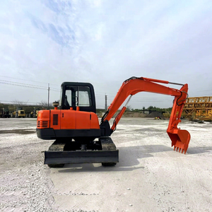 Excavatrice DOOSAN DH55 d'occasion de 5,5 tonnes, moteur Yanmar, pompe hydraulique Doosan Mottrol, distributeur KYB, faible nombre d'heures, 90 % neuve, modèle 2023, pour vidéo - Product Image 1