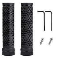 Poignées de guidon de vélo en alliage d'aluminium de haute qualité, diamètre 22,2 mm, pour VTT, vélos de route, BMX et vélos pour enfants - Entièrement étanches