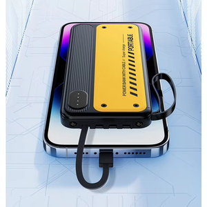 Banque d'alimentation de haute qualité <span class=keywords><strong>10000Mah</strong></span> avec câble chargeur rapide <span class=keywords><strong>batterie</strong></span> <span class=keywords><strong>externe</strong></span> chargeur Portable <span class=keywords><strong>batterie</strong></span> <span class=keywords><strong>externe</strong></span> Powerbank - Product Image 6
