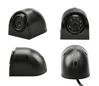 Caméra de recul pour camion AHD à 4 canaux d'origine Système de surveillance DVR quadruple divisé de 7 pouces CCTV Système de caméra de sécurité IP