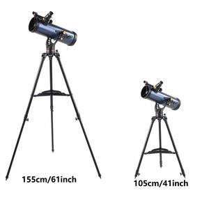 Telescopio Astronomico Riflettore Professionale con Grande Obiettivo 114/1000, Monoculare per Osservazione Stellare, Ingrandimento 80X/200X, Impermeabile - Product Image 5