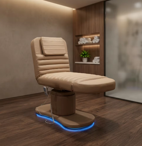 Sillón de Lavacabezas Eléctrico con Mecanismo de Elevación para Salones de Belleza y Spas, Moderno, en Cuero PU - Product Image 6