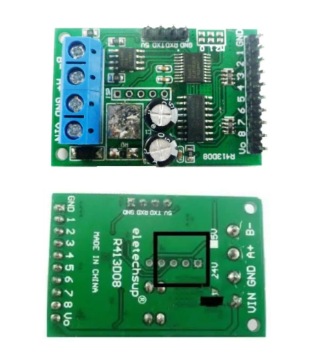 RS485 RS232(TTL) PLC Modbus Rtu Module 8ch IO Control Switch Board for Relay Industrial Automation