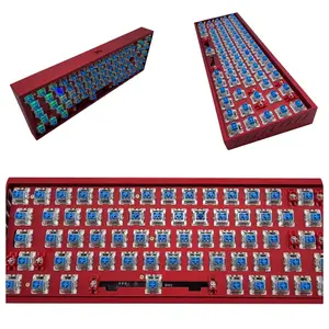 Customized Housing Mechanical Keyboard Aluminum CNC Machining Service Gaming Mechanical Keyboard