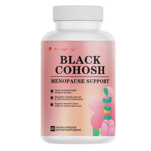 <span class=keywords><strong>Capsule</strong></span> di Black Cohosh - Integratore Naturale a Base di Erbe, Estratto di Black Cohosh ad Alta Concentrazione e Flavonoidi, Supporto per l'Equilibrio Ormonale e il Relax - Product Image 1