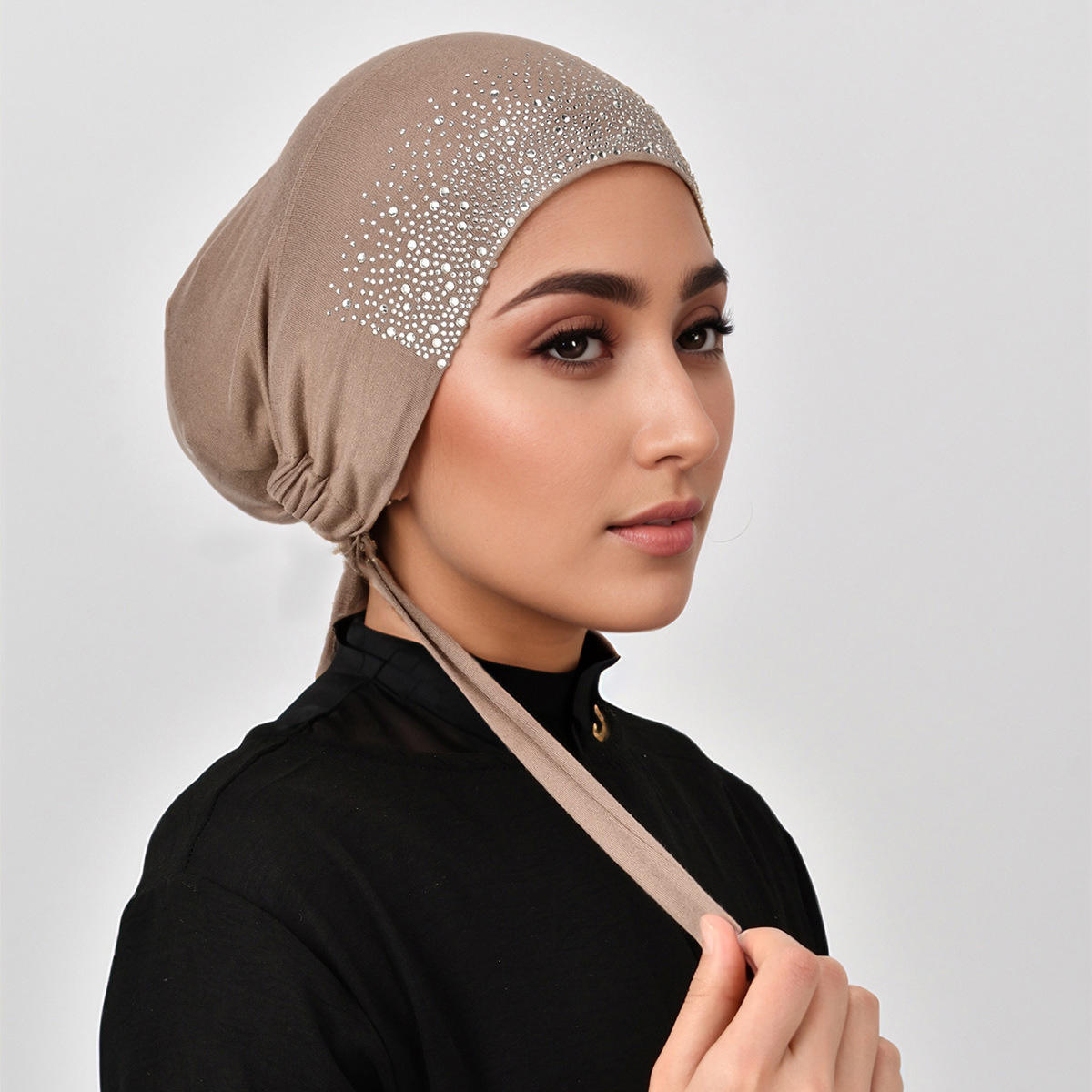 silk hijab bonnet