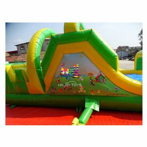 中国经济型高品质易设置无乐趣聚氯乙烯游乐场充气水池，带商务障碍赛 - Product Image 6