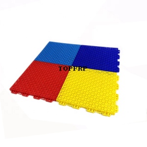 <b>Plastic</b> Interlocking Outdoor Floor <b>Tiles</b> for Playground - Product Image 3
