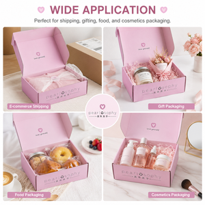 Durable Recycled Corrugated <b>Boxes</b> for Jewelry & Apparel Packaging with Custom Logo UV Coating <b>Wedding</b> <b>Gift</b> Options - Product Image 3