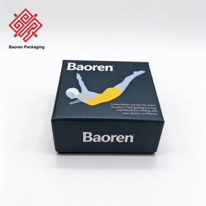 Caja de Regalo Rígida Personalizada con Tapa y Base, Caja Cuadrada de Papel Duro de Lujo para Juegos de Cartas, Juegos de Mesa y Empaque de Regalos - Product Image 1
