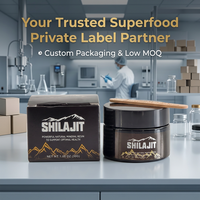 Pâte de résine de Shilajit pur de l'Himalaya de qualité or, en vrac, pour usine, extrait minéral à marque privée personnalisée