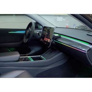 แถบไฟประดับตกแต่งภายในรถซิมโฟนี LED สำหรับเทสลาโมเดล2021-2022 - Product Image 2