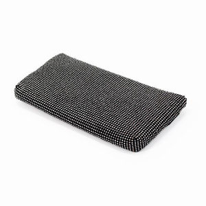 <span class=keywords><strong>Pochette</strong></span> de soirée noire scintillante en cristal pour <span class=keywords><strong>femme</strong></span>, sac à main souple en strass pour mariage et fête - Product Image 4