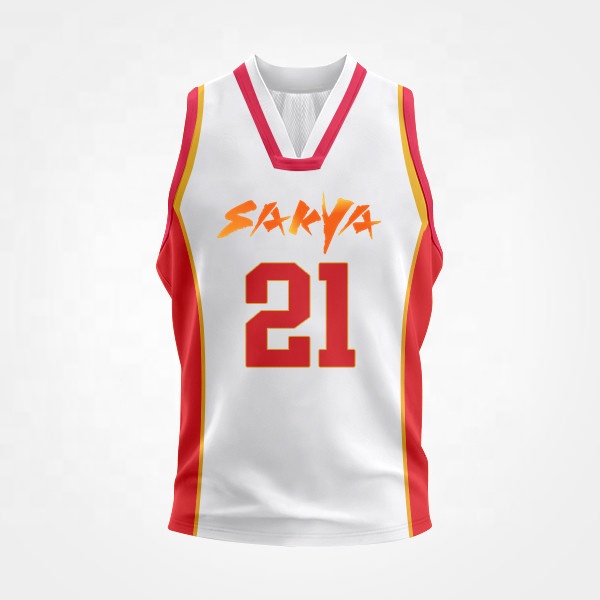 Customized Singlets With Logo Basketball Wear Last Full Sublimation Basketball Jersey Design