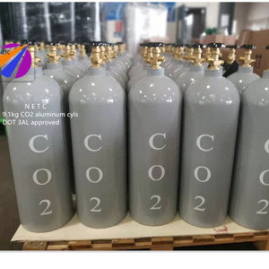 Bình CO2 nhôm giá nhà máy NETC Trung Quốc 5lbs 10lbs 20lbs 50lbs, bình rỗng - Product Image 1