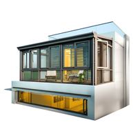 Yeyon 2026 OEM Verre structurel résistant aux ouragans pour bâtiment commercial, plan de spécifications, véranda extérieure résidentielle, maison en verre