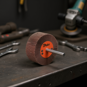 Roue à lamelles abrasives à liaison résineuse TTAKE 25x3mm, grain 240, tige de 3mm pour débavurage et meulage - Product Image 3