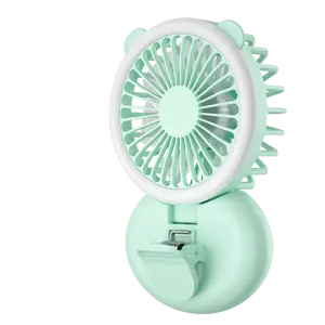 2In1 Photo Filler Lampe Fan Cooler Mobile Phone Summer Usb Fan Mobile Phone Android Travel Portable Rechargeable Mini Fan