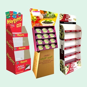 Custom Supermarket Retail <strong>Display</strong> <strong>Rack</strong> Cardboard Floor <strong>Stand</strong> Snacks Dried <strong>Fruits</strong> Coffee Beans Nuts Nuts Cardboard <strong>Display</strong> <strong>Stands</strong> - Product Image 1