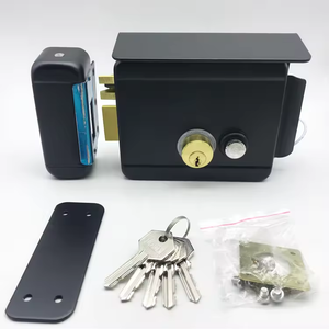 Zhongshan lock smart rim lock Serratura Elettrica Cerchio <span class=keywords><strong>con</strong></span> Funzione di <span class=keywords><strong>Pulsante</strong></span> cylider - Product Image 3
