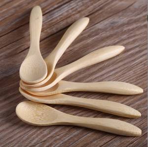 <span class=keywords><strong>Cucchiaio</strong></span> di bambù di Logo inciso su misura <span class=keywords><strong>miele</strong></span> amichevole del tè di Eco di prezzi economici all'ingrosso per la cucina - Product Image 2