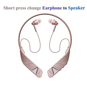 Hot bán 2 in1 thể thao chạy dây đeo cổ không dây Bluetooh 5.0 tai nghe loa Earbuds Tai nghe nhỏ độ bền lâu dài vj097 - Product Image 3