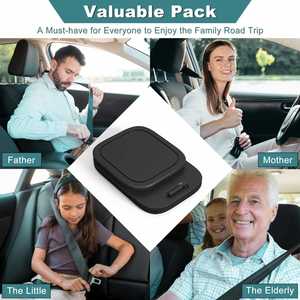 Clip de réglage de ceinture de sécurité en plastique pour voiture, limiteur de ceinture de sécurité, protection anti-frottement du cou pour femmes enceintes, confort optimal - Product Image 4