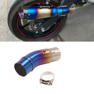 Tubo de Escape Intermedio para Motocicleta <span class=keywords><strong>Kawasaki</strong></span> <span class=keywords><strong>Ninja</strong></span> 400 Z400 Z250 2017-2021, 51 mm, Sistema de Silenciador - Product Image 4