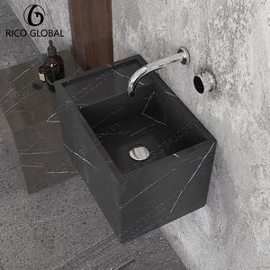 อ่างล้างหน้าแขวนผนังหินธรรมชาติหรูหราผลิตภัณฑ์ห้องน้ำระดับพรีเมี่ยม - Product Image 5