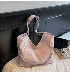 Vintage <b>Large</b> Capacity Women's <b>Canvas</b> Fashion Tote <b>Bag</b> with Water Resistant Zipper Closure Crossbody <b>Bag</b> for Girls - Product Image 3